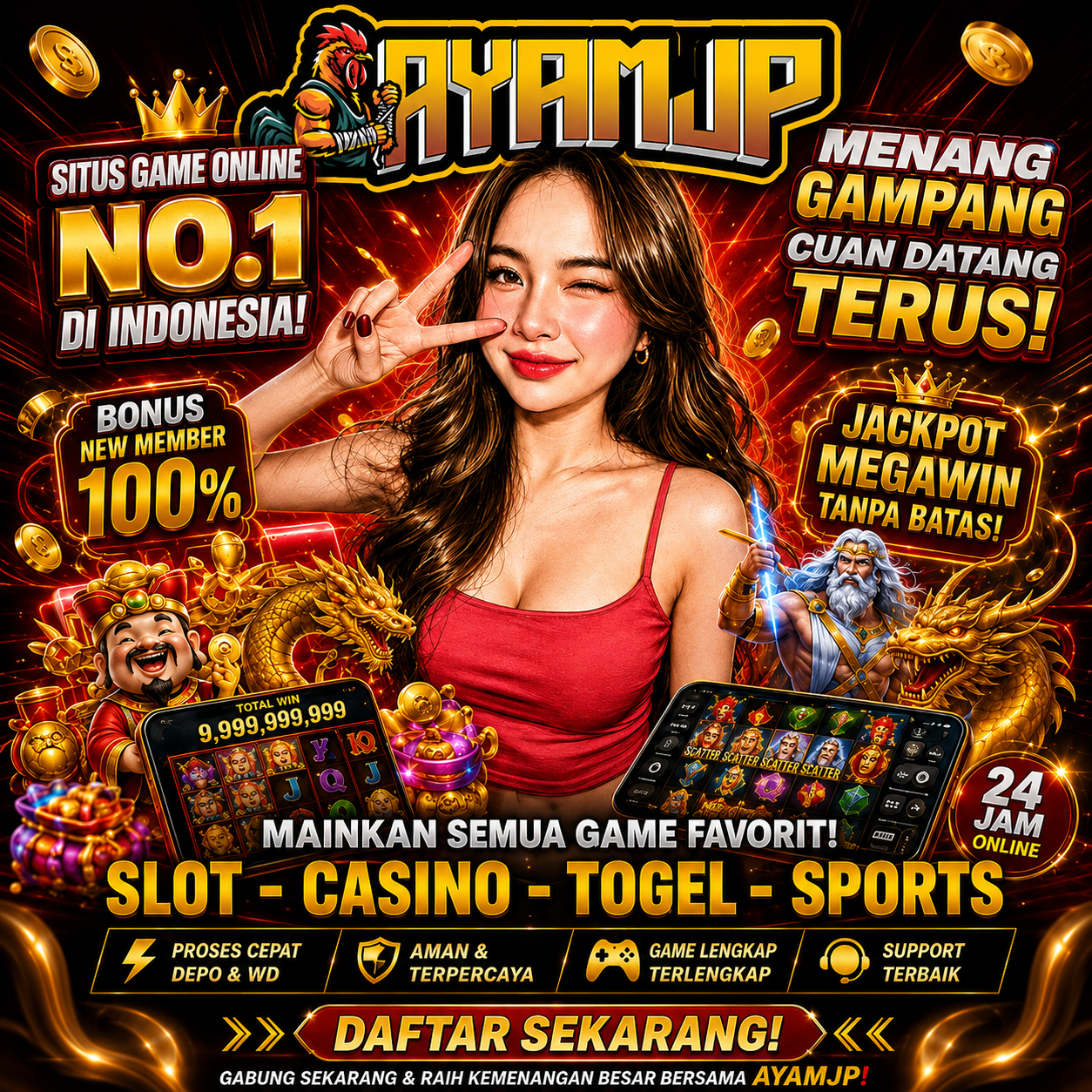 Galeri foto AYAMJP : Tempat Menjelajah Game Online Saat Kuota Tinggal Sedikit Tapi Penasaran di Jakarta
